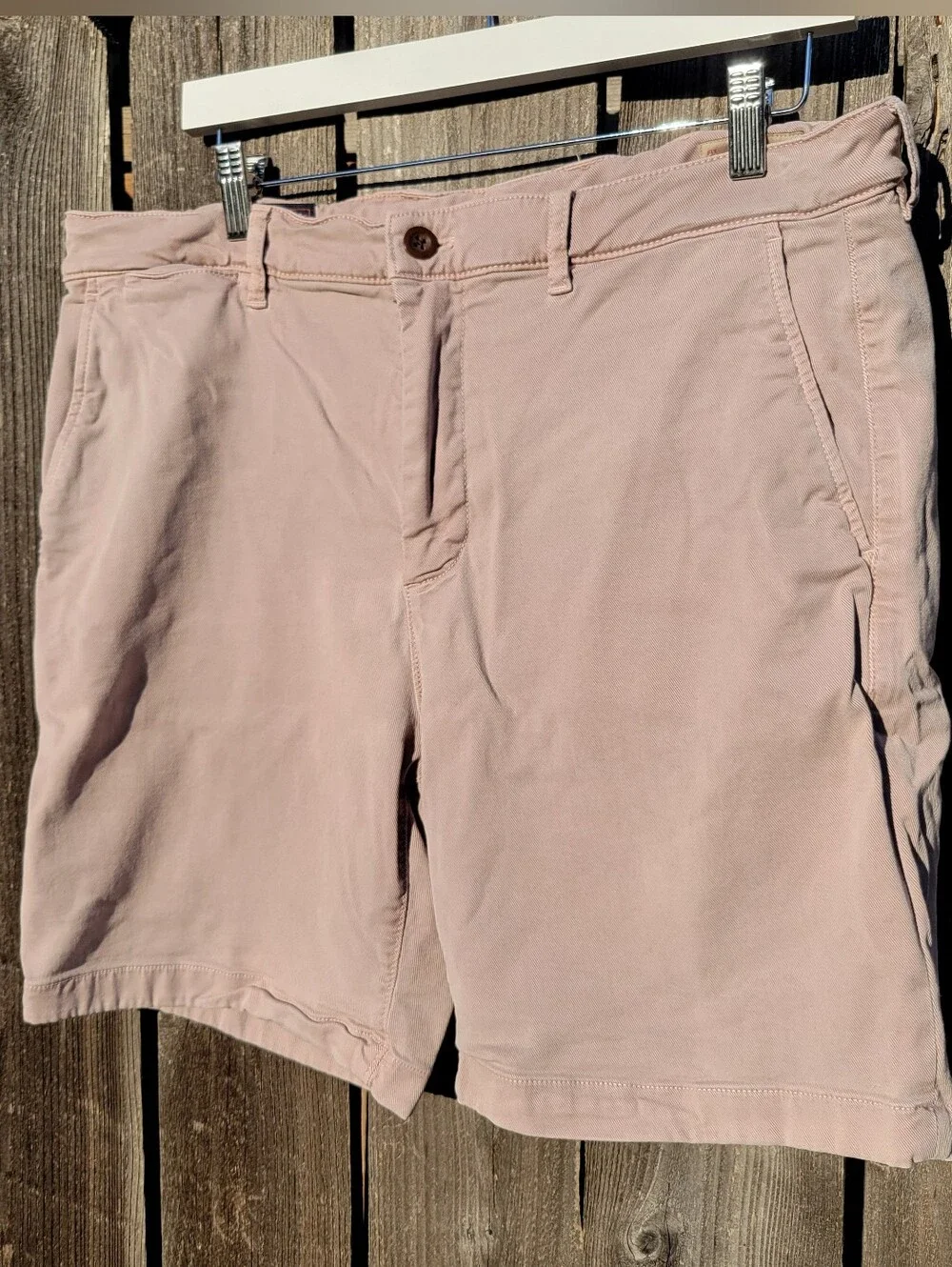 Coastline Faherty Pink Men's Chino Shorts Casual Cotton Tencel 35x8 Beach